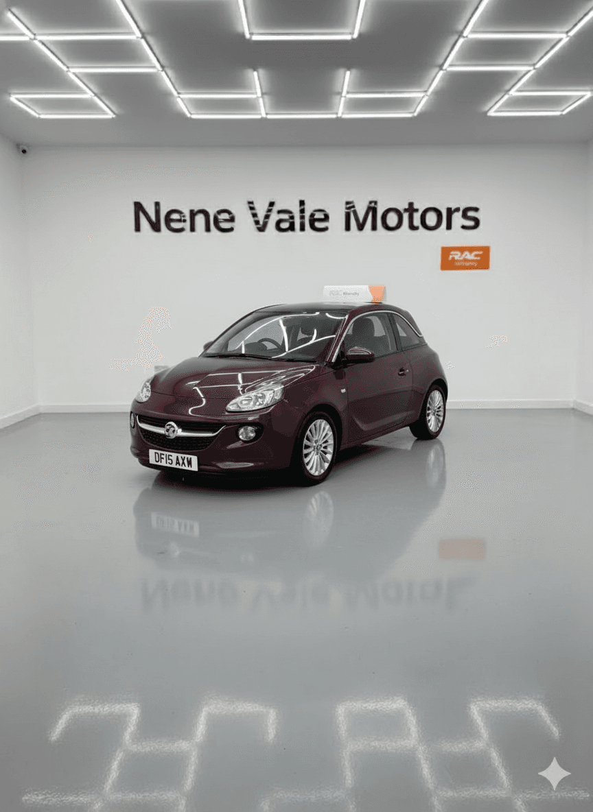 After editing – Vehicle Background Editor showroom background applied.