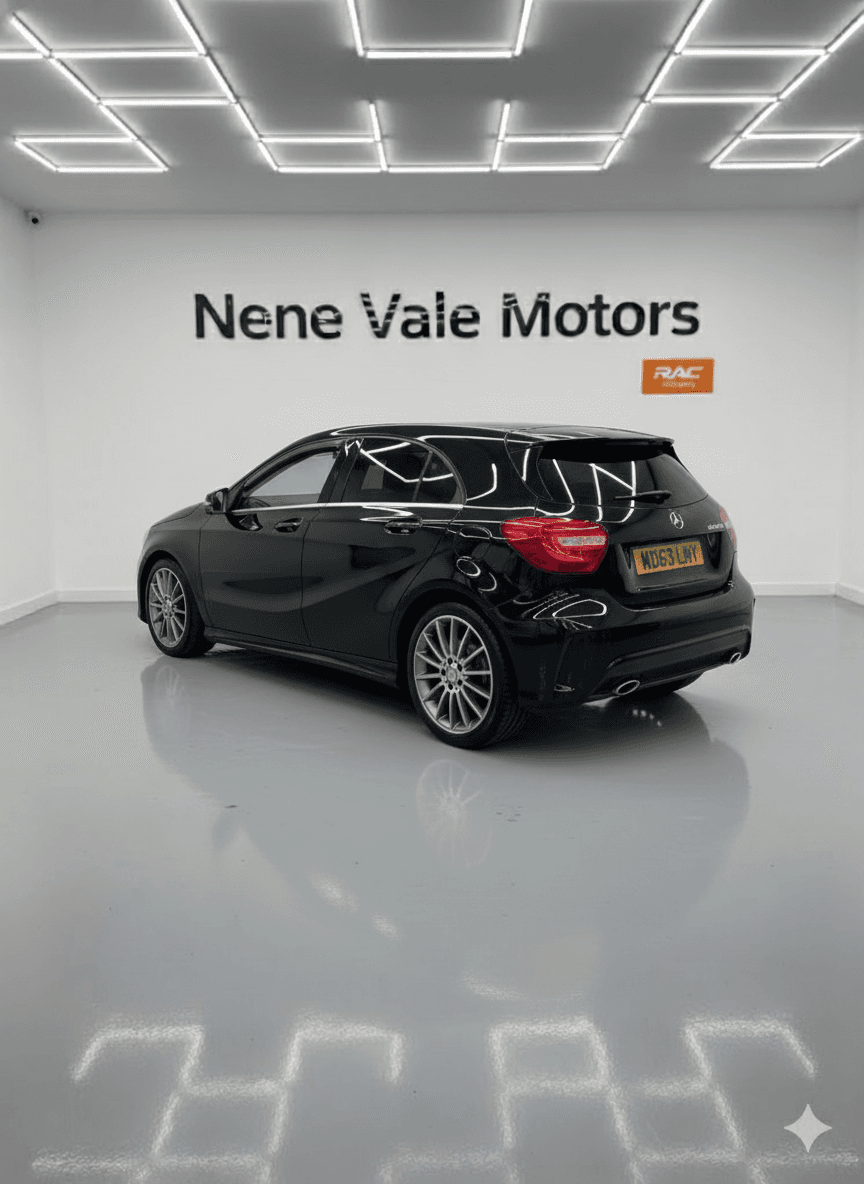 After editing – polished showroom-ready vehicle image.